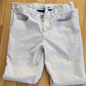 Boys Peter Millar Light Cream Trousers, size 10